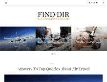 Tablet Screenshot of finddir.com